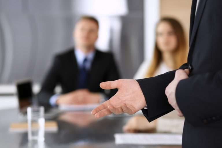 Lawyers in a meeting