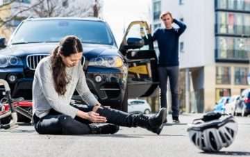 Girl hurt in an auto accident