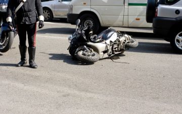 Motocycle accident, compensation for injury.